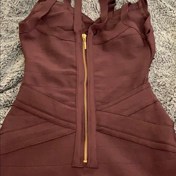 Charlotte Russe maroon dress - Picture 2 of 2